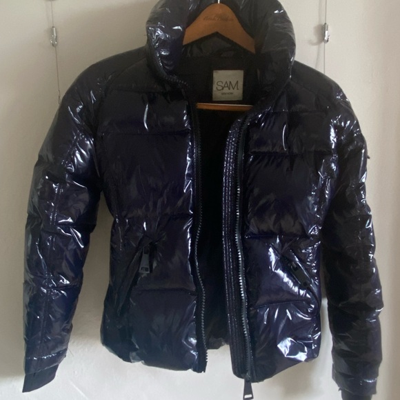 XS SAM Freestyle jacket blue ultramarine down, nearly new! - Picture 2 of 8